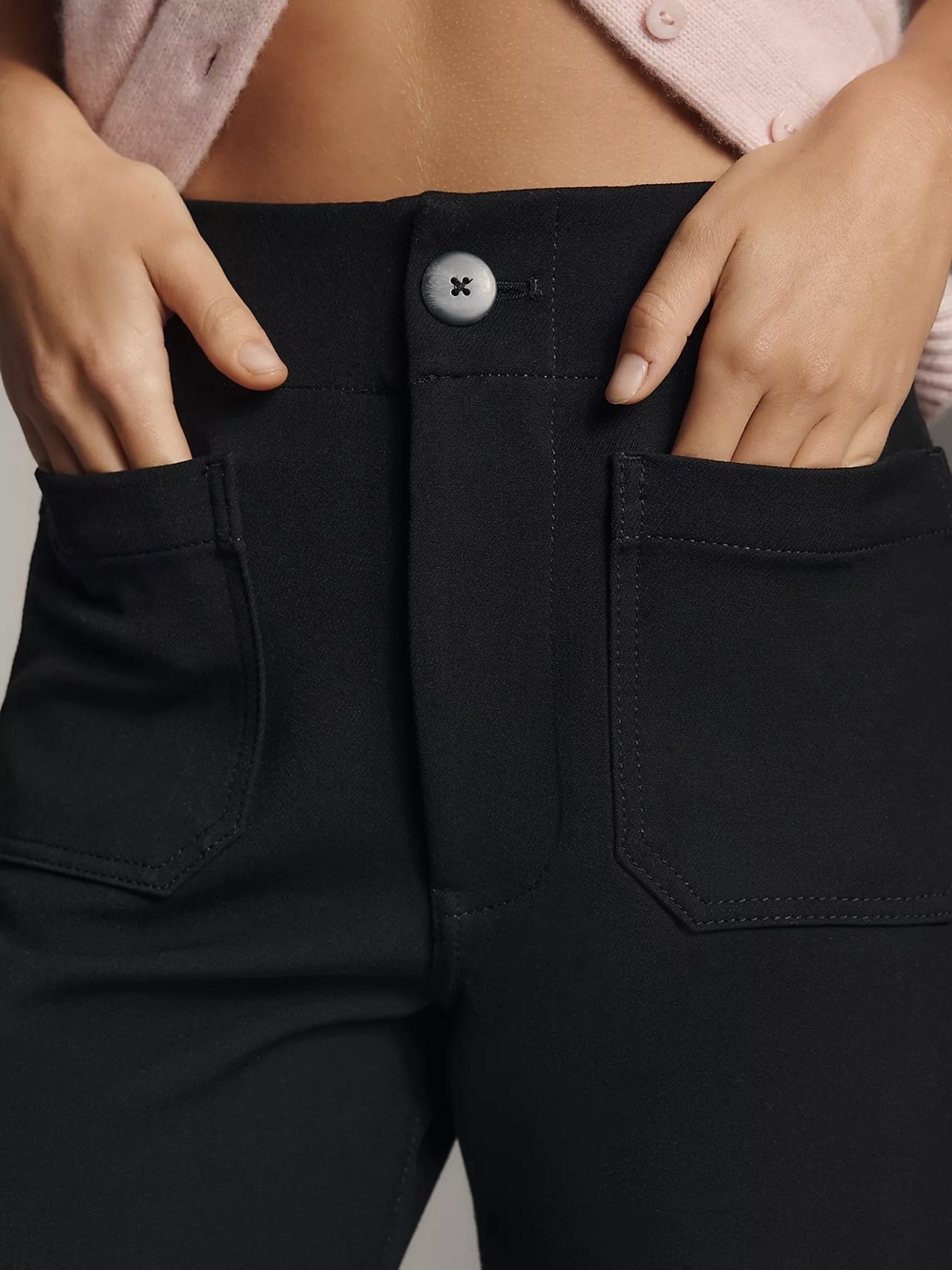 Anthropologie Colette Crop Stretch-Twill Pants by Maeve - Picture 4 of 5